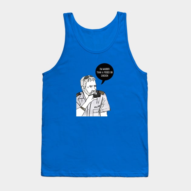 The Captain Tank Top by Katsillustration